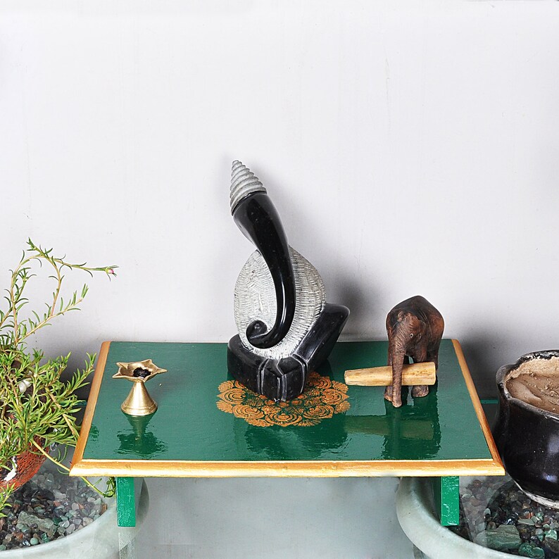 Diwali Puja Chowki Table for Personal Meditation Handmade Etsy