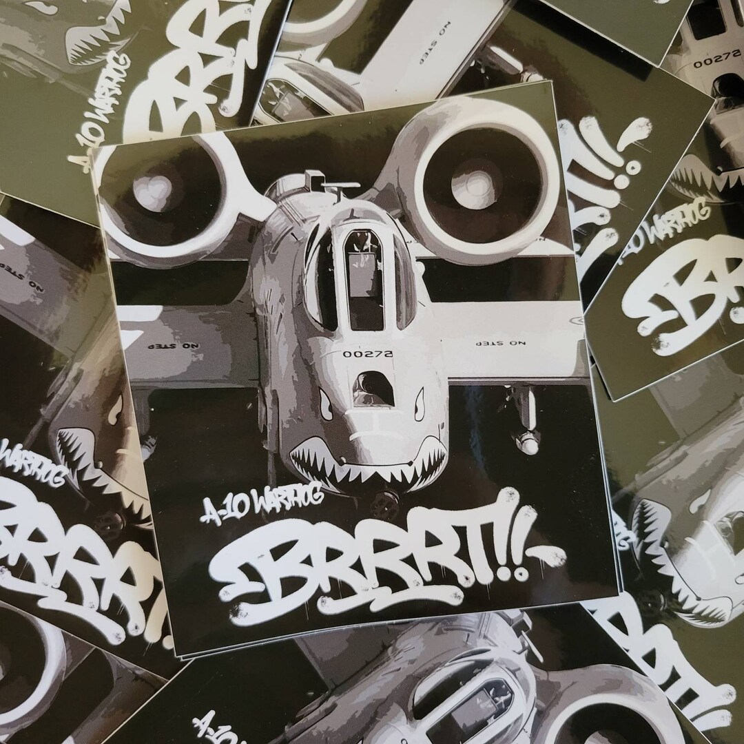 A-10 BRRRT Sticker - Etsy