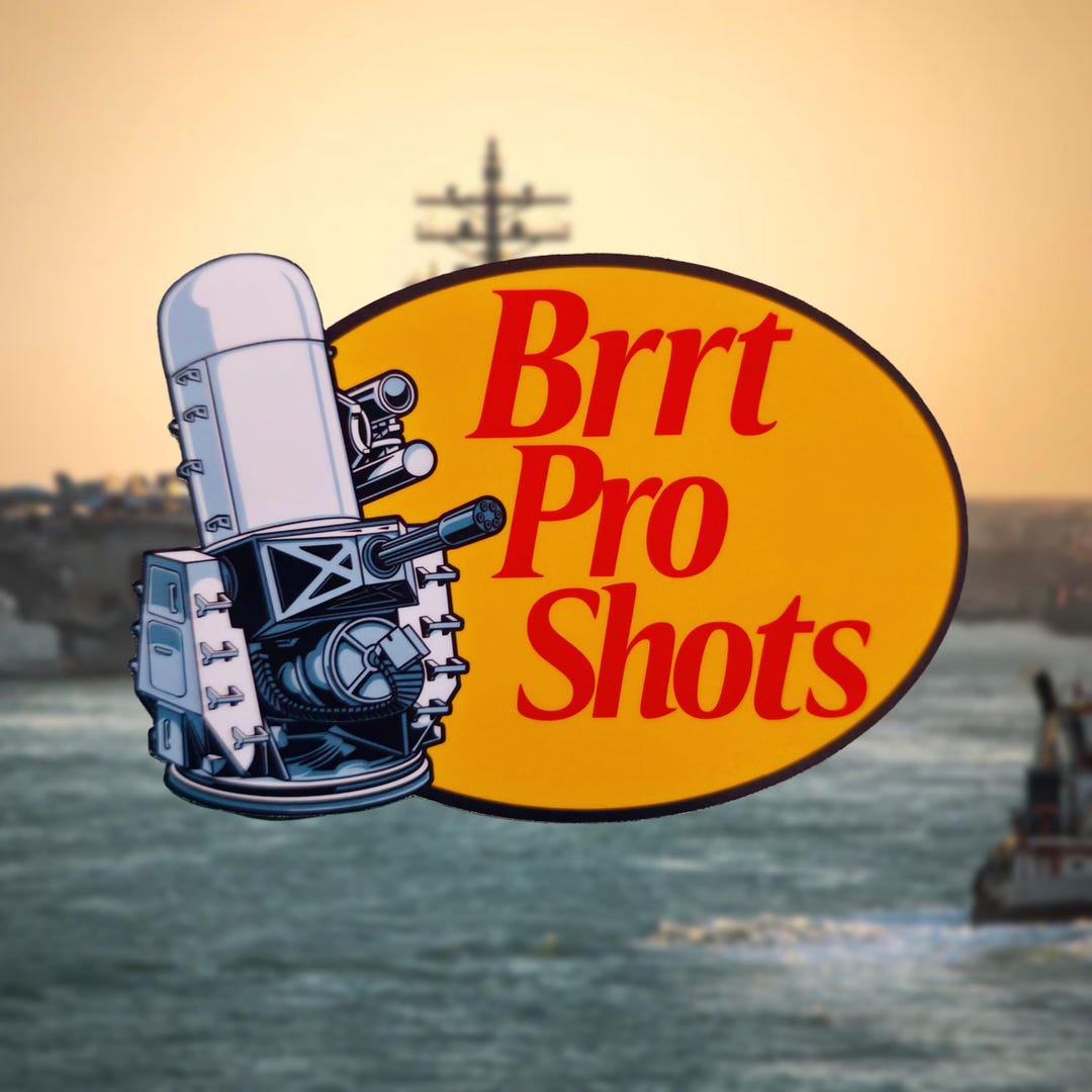 Ciws Sticker BRRT Pro Shots CIWS Sticker 3.7
