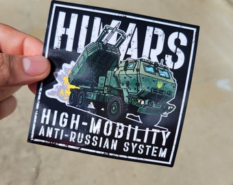 Anti-Russian HIMARS (4" Inch Sticker)