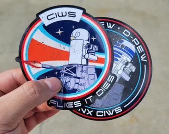 CIWS Pack - (Two 4" inch Stickers)