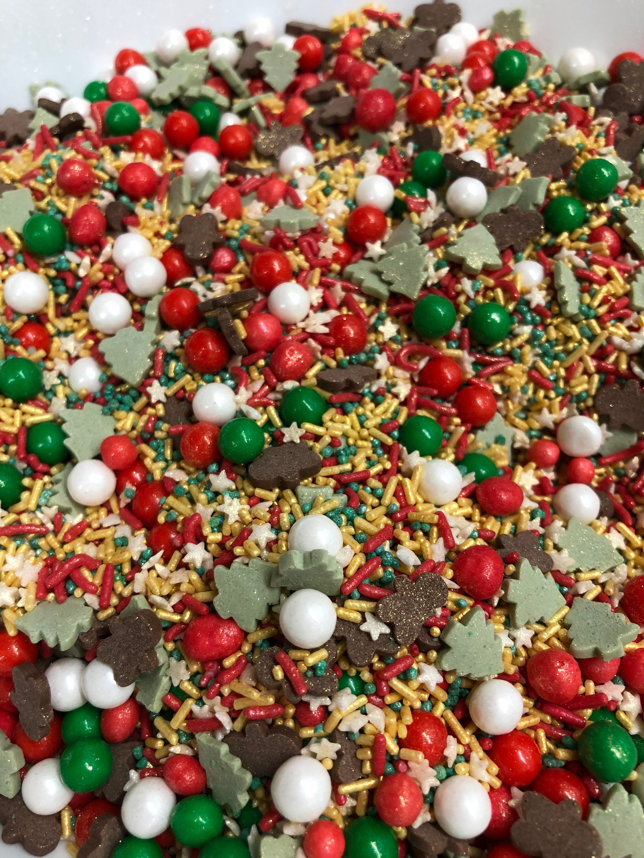 Halal Kosher Vegan Christmas Sprinkles sugar strands 100&1000s Etsy