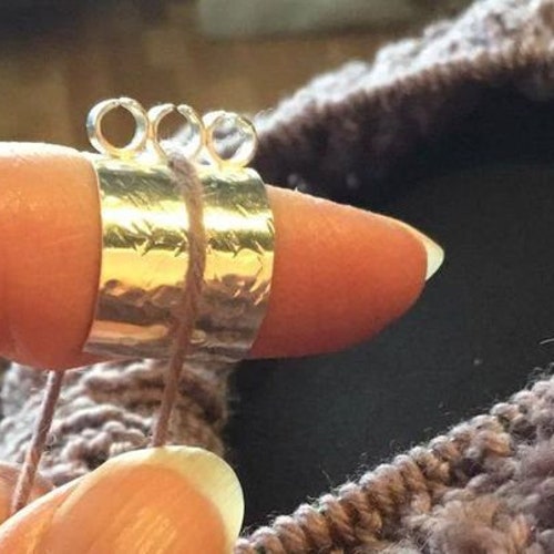Knitting Ringcrochet Ringyarn Guide Ring Etsy