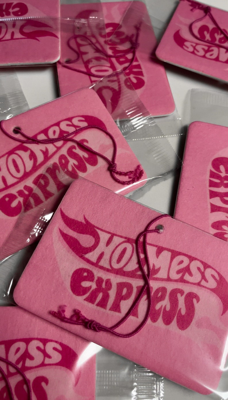 Hot Mess Express, Pink Air Freshener, Pink Car Accessories, Hot Wheels