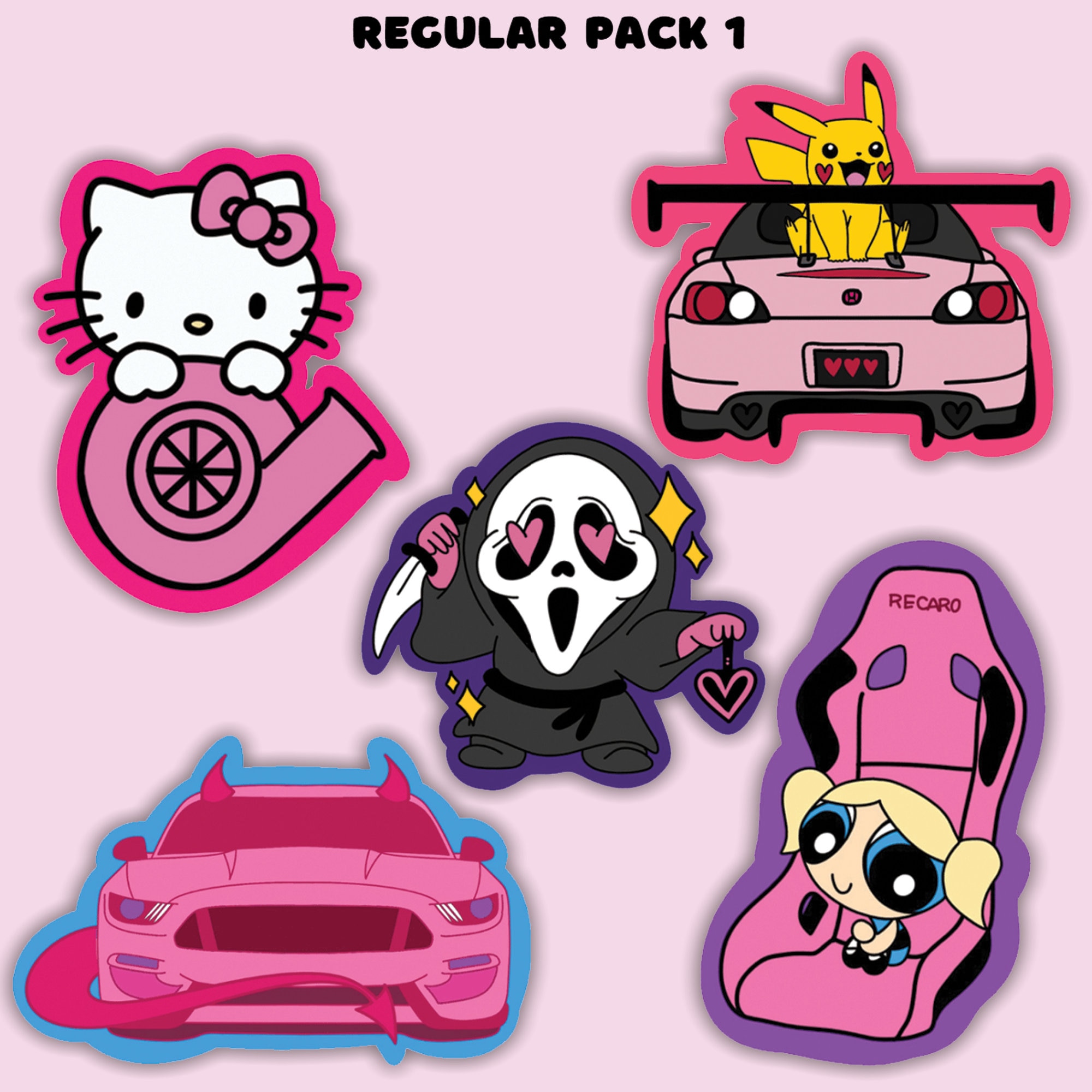 MIA Name Sticker - 5" Pink Decal For Cars, Laptops, Windows & More