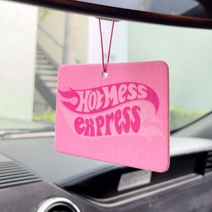 Hot Mess Express, Pink Air Freshener, Pink Car Accessories, Hot Wheels, Car Air Freshener, Girly Air Fresheners