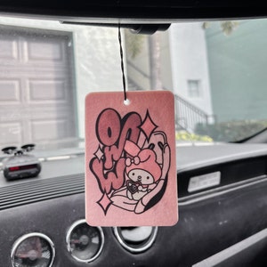 OMW My Melody, Pink Air Freshener, Pink Car Accessories, Car Air Freshener, Girly Air Fresheners