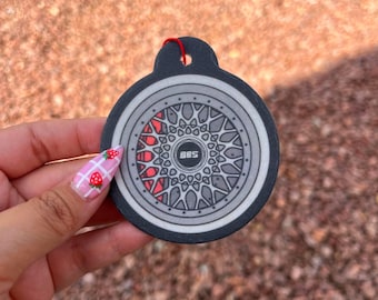 BBS Super-RS Wheels Air Freshener, BBS Racing Car Accessories, Car Air Freshener, Boyfriend Air Fresheners