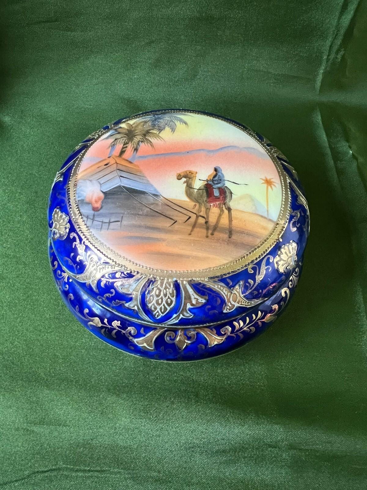 Noritake Porcelain Trinket Box - Etsy