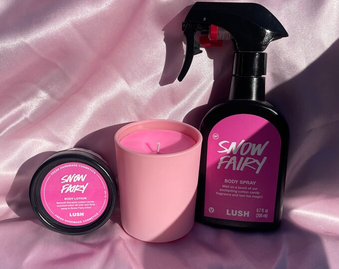 Lush Snow Fairy Candle Etsy