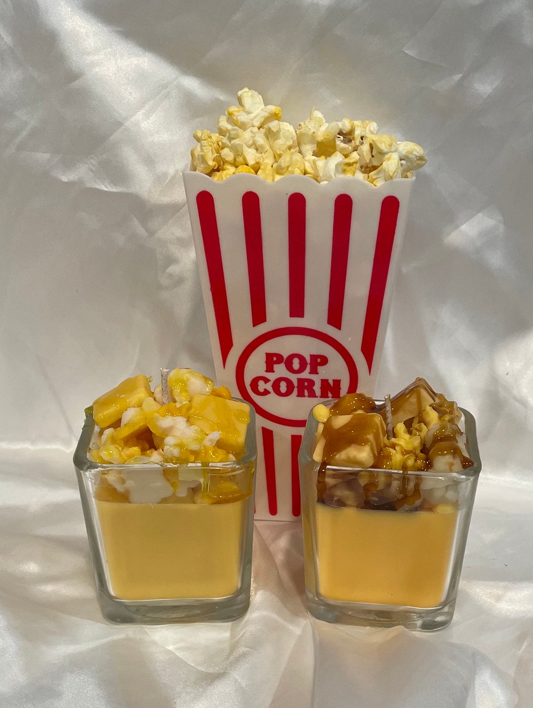 Movie Theater Butter and Caramel Popcorn Candles Etsy