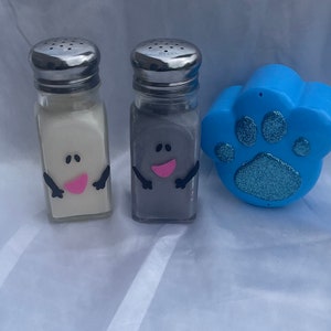 Blue Clues Salt and Pepper Shaker Candles