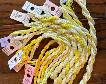 Brazilian Embroidery Thread - Bundle of 10 Assorted - 118 - Golden ...
