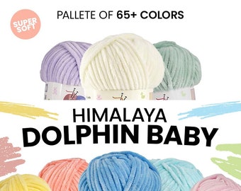 Wu0142óczka Poliestrowa Dolphin Baby - Himalaya - 18, 100 G, 120 M
