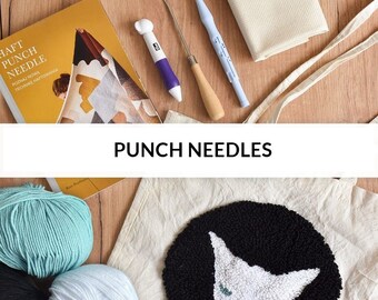 Punch Needle / Tapestry Needle / 3 jeux d'aiguilles / Différentes tailles / Broderie / DIY