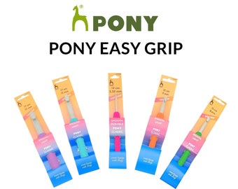 PONY Easy Grip / Teflon Crochet with Ergonomic Handle / 0,6-15 mm