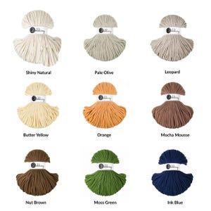 5mm Bobbiny Premium Braided Cotton Cord, 100 Meters imagen 9