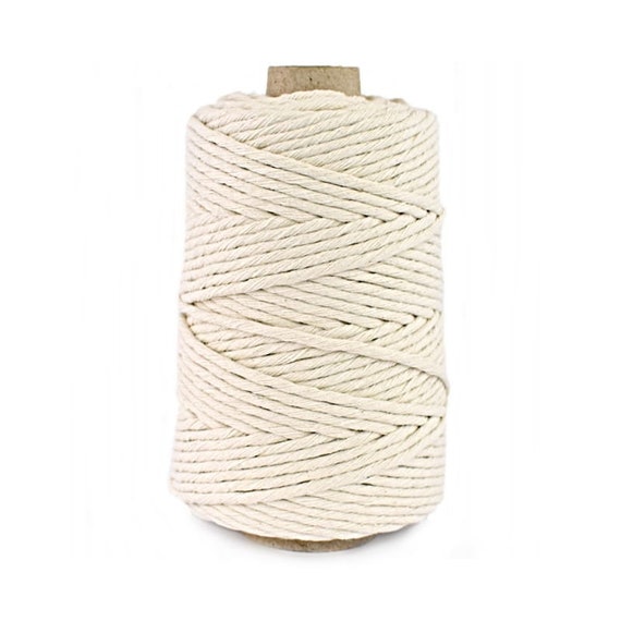 Kids' Crafts Knitting, Knotting & Crochet 4mm Single Twist Raw Natural