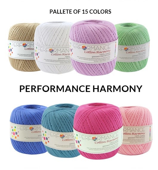 Crochet Thread Size 5, Mercerized Cotton Yarn, Fine Thread ARIA, 100g /  3,53 Oz. Cotton Ball, Gift for Crochet Lover, Crochet Cotton Skeins 
