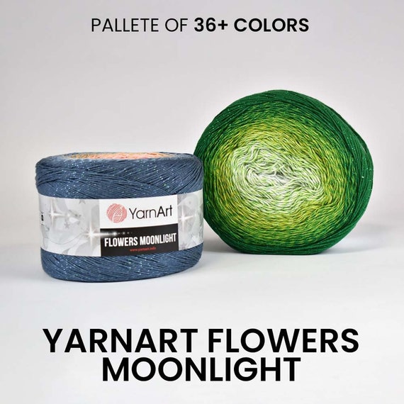 Buy Yarnart Flowers Moonlight Yarn 1000 Meters / Metallic Online in India Etsy