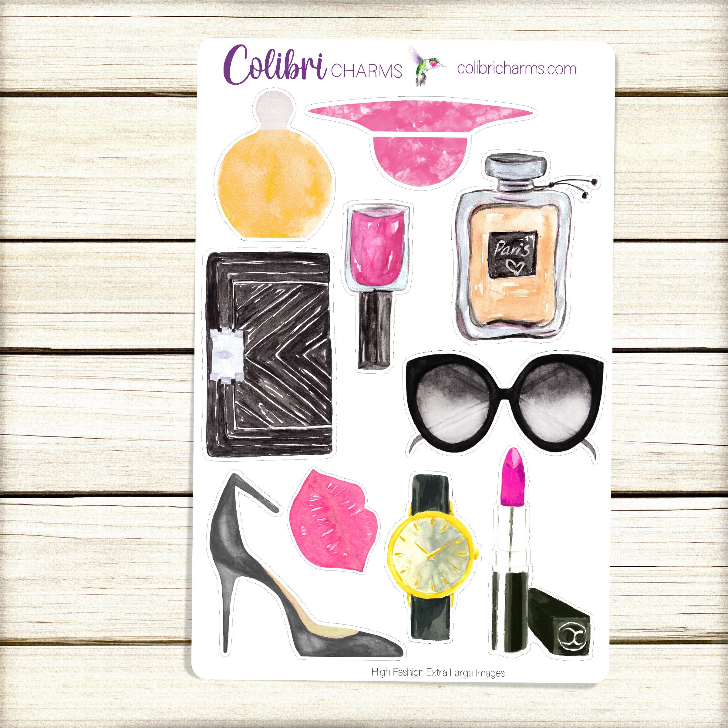 Style Sticker High Fashion Planner Stickers, Couture, Stylish Stickers, Runway ...