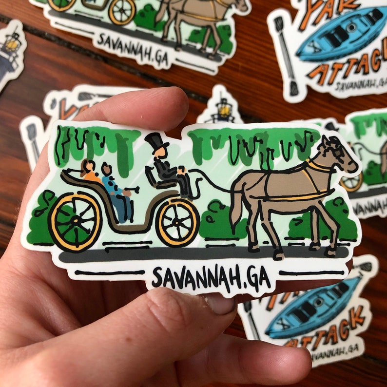 Savannah Carriage Sticker image 0