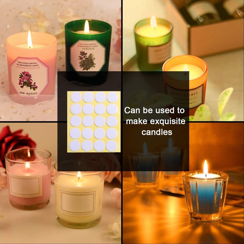 DIY Candle Wick Stickers Heat Resistance Candle Making Etsy