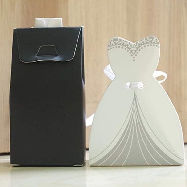 100 Pairs Wedding Party Favor Boxes Dress & Tuxedo Groom Etsy