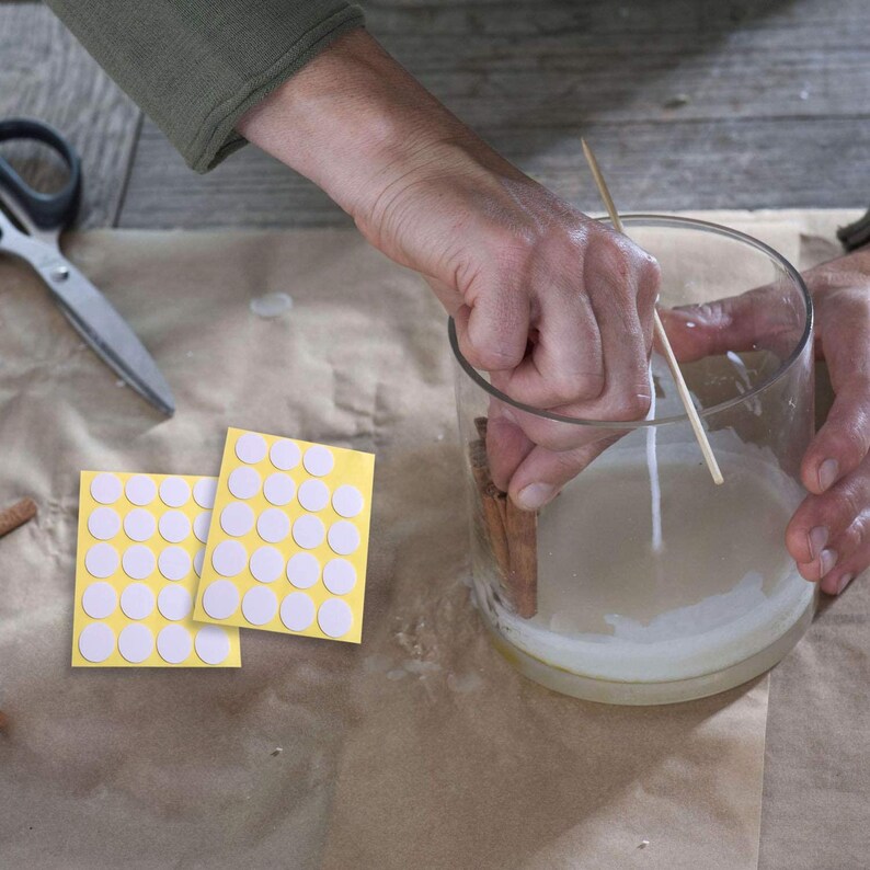 DIY Candle Wick Stickers Heat Resistance Candle Making Etsy