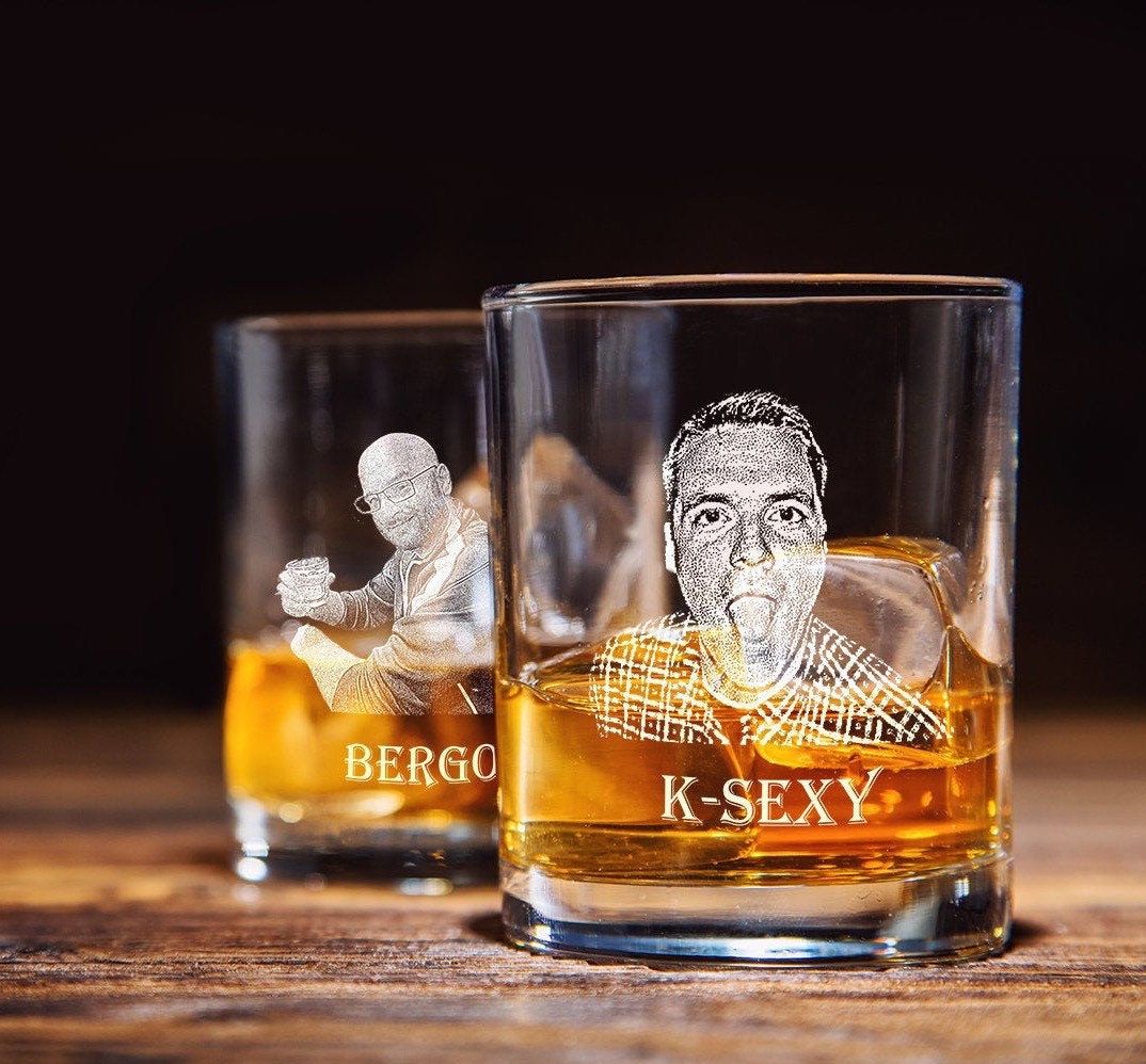 Whiskey Glasses / Groomsmen Gifts / Whiskey Tumbler / Custom Etsy
