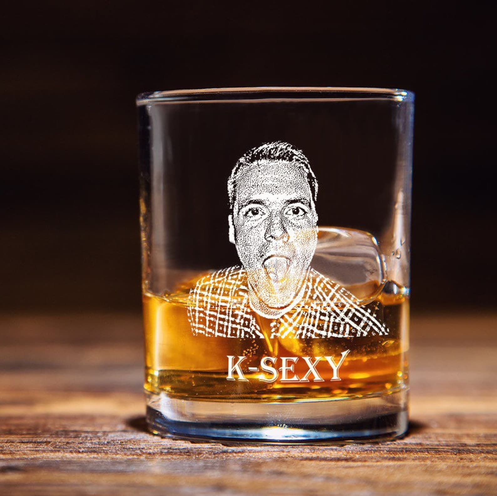 Whiskey Glasses / Groomsman Gifts / Gifts for Friends / Custom Etsy