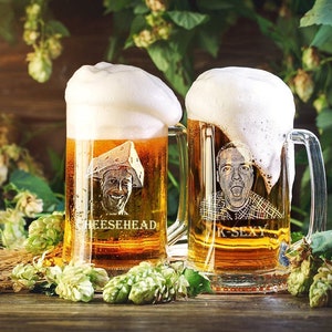 Engraved Beer Mug / Groomsmen Gifts / Custom Beer Mugs / Unique Groomsmen Gift image 3