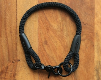 Black Dog Collar for small and big dogs /dog collar /collar