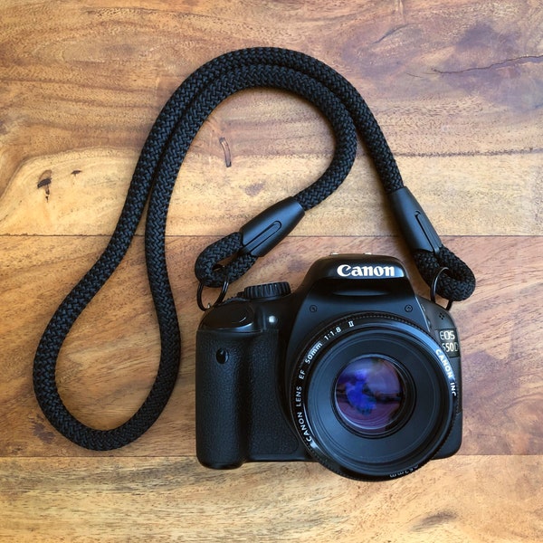 Total Black Strap / Black Camera Strap / DSLR Strap