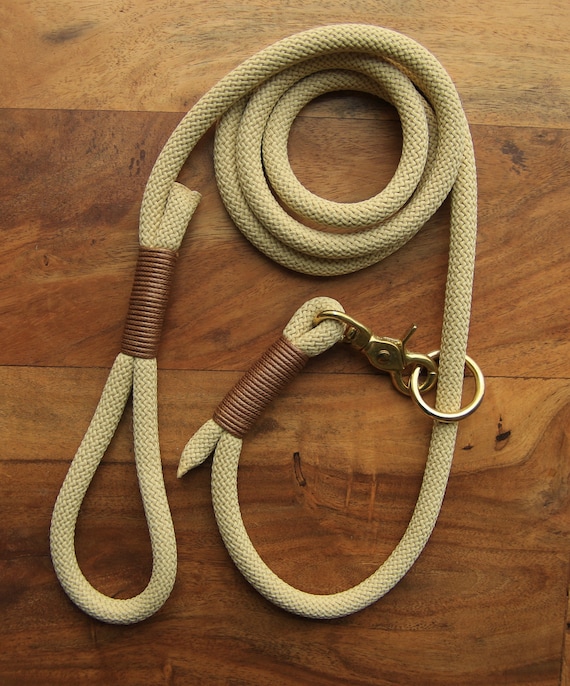 Handmade dog leash discount