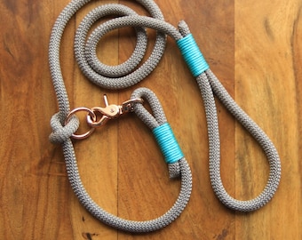 Make your own leash / Grey dog leash / diy leash / for small and big dogs