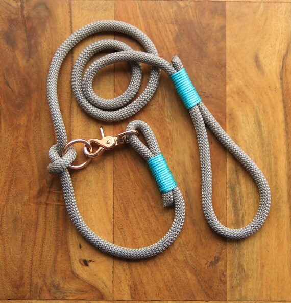 Make Your Own Leash Grey Dog Leash Diy Leash for Small and Big Dogs Etsy