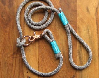 Make your own leash / Grey dog leash / diy leash / for small and big dogs