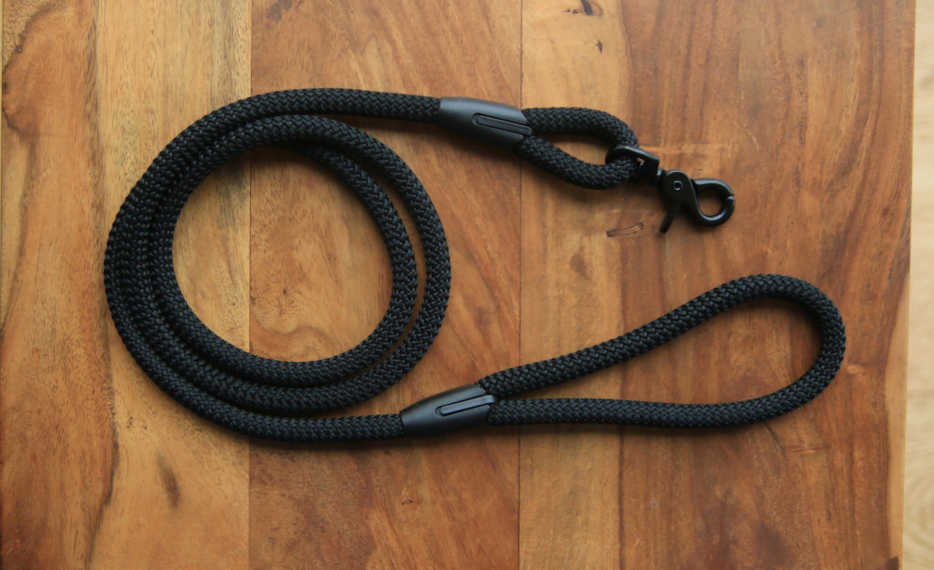 Total Black Dog Leash for Small and Big Dogs/dog Lead/dog Etsy UK