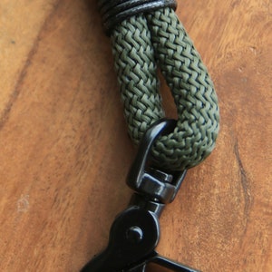 Make your own leash / khaki dog leash / handmade leash / for small and big dogs 画像 4