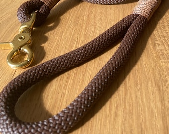 Make your own leash / Dark Brown dog leash / handmade leash / for small and big dogs