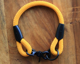Dark Yellow Dog Collar for small and big dogs /dog collar /collar