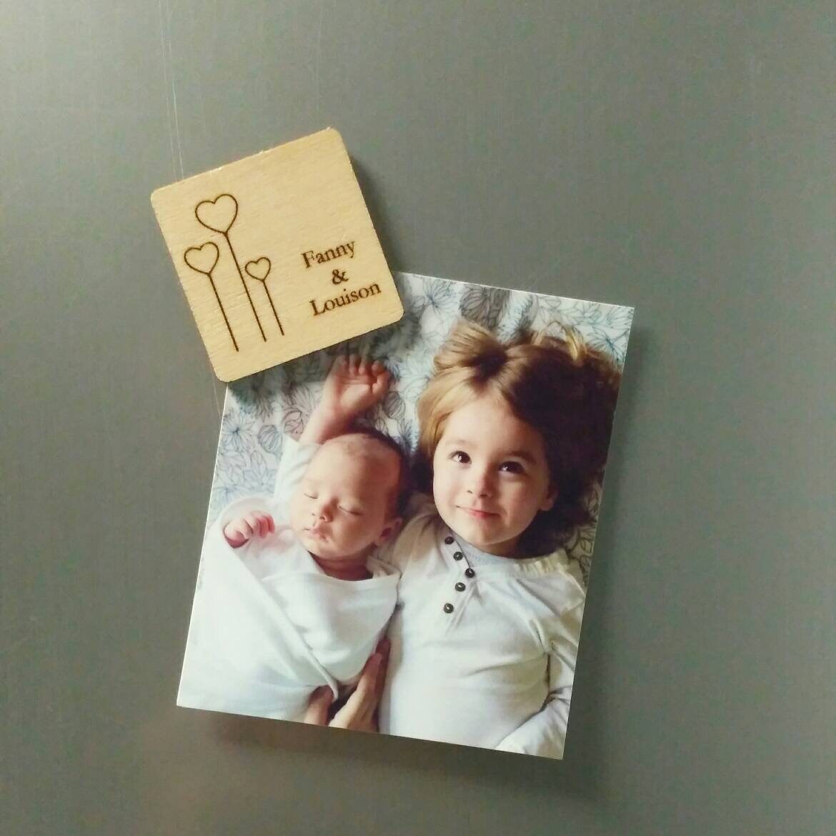 Magnets en Bois Personalisable