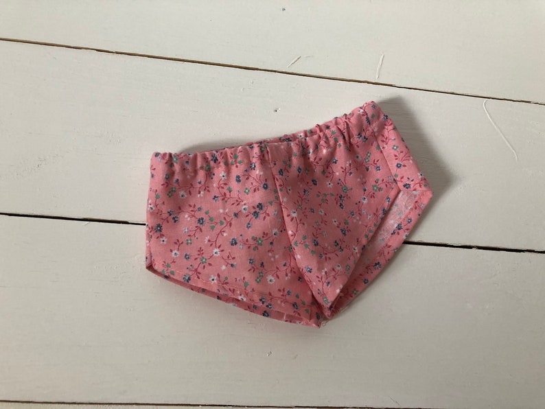 Pink floral booty shorts, summer shorts, pajama bottoms, doll sh Pink floral booty shorts, summer shorts, pajama bottoms, doll sh