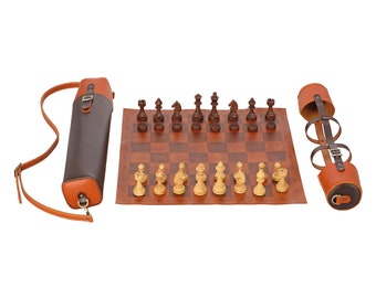 Premium Leather Chess Set: Unmatched Quality & Craftsmanship