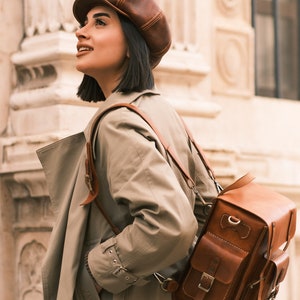 Designer Leather Hats: Where Fashion Meets Functionality Newsboy Cap image 7