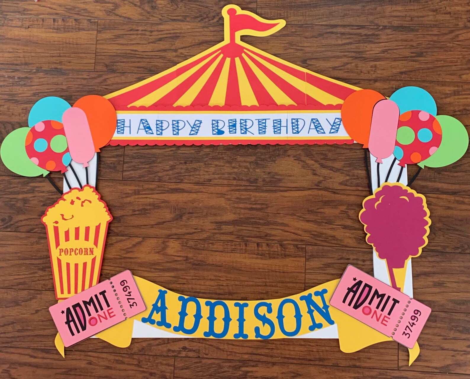 Circus Photo Booth Frames Circus Photo Booth Frames