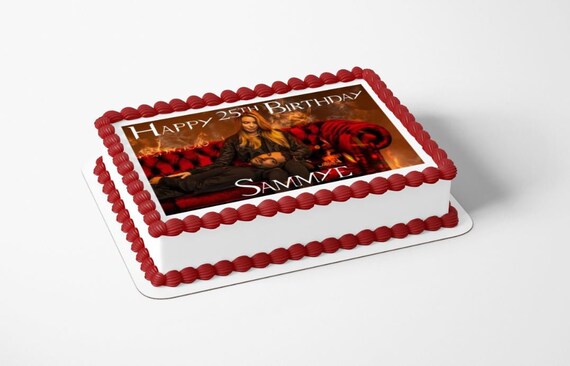 Lucifer Edible Image Gateau D Anniversaire Topperkosher Certifie Par L Union Orthodoxe Ingredients Naturels Sans Gluten