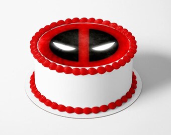 Deadpool Cake Topper Etsy Deadpool Cake Topper Etsy