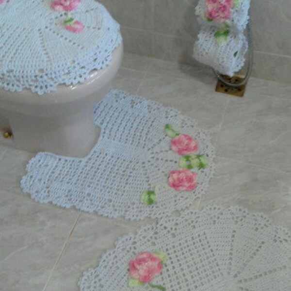 Crochet Bathroom Etsy